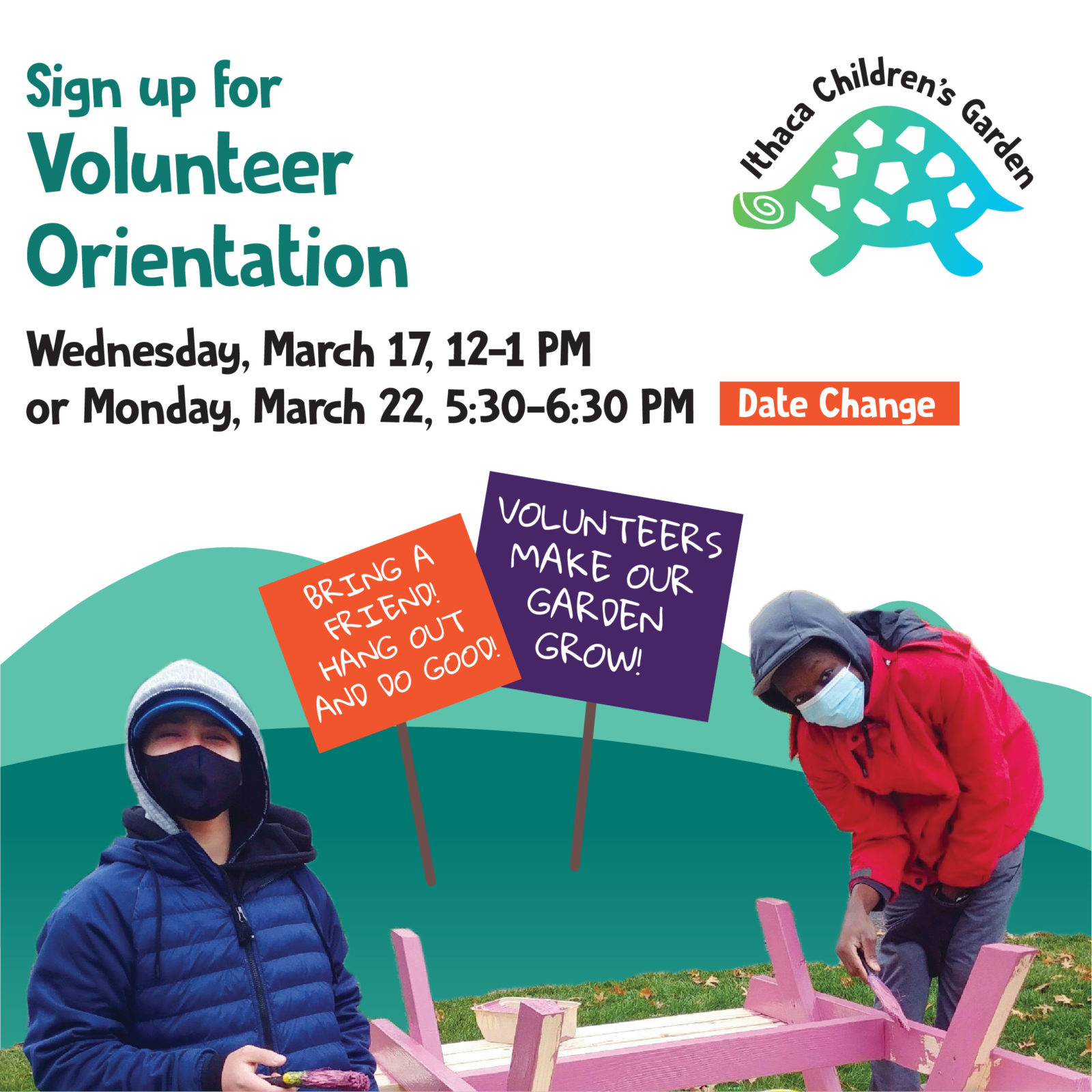 Volunteer Ort 2 Sign up
